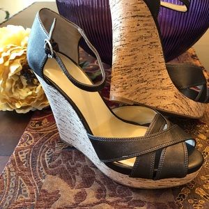Nine West Wedge Shoes sz 8 1/2 BRAND NEW